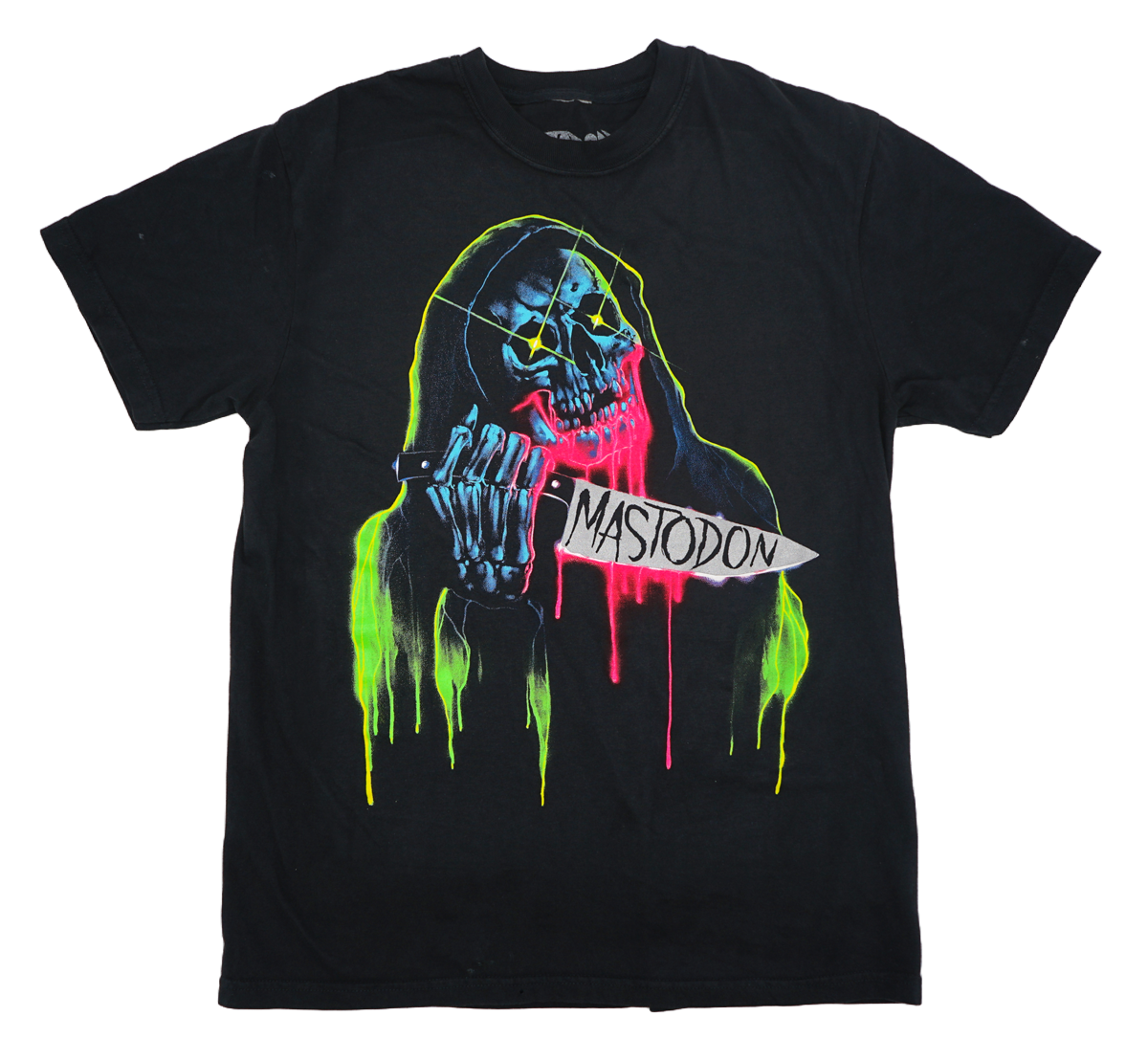 Neon Knife Skull Reaper Tee