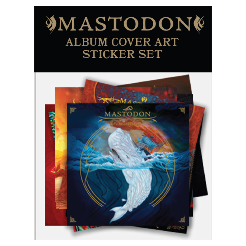 Mastodon Cover Art Sticker Set