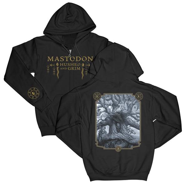 Hushed And Grim Zip Hoodie
