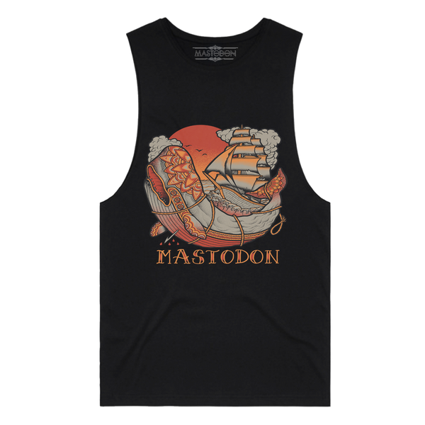 Whale Tattoo on Muscle Tee