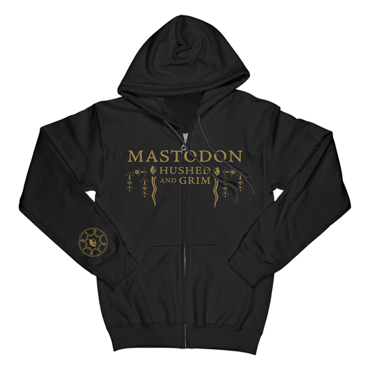 Hushed And Grim Zip Hoodie