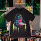 Neon Knife Skull Reaper Tee